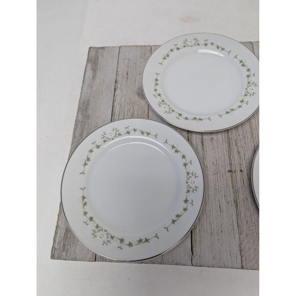 Set of 4 Sheffield China Japan Elegance 6 3/8" Dessert Bread Plates - Picture 2 of 6